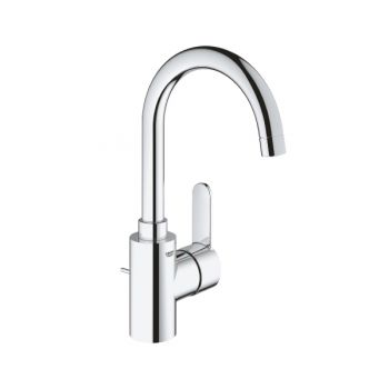 ברז ברבור לכיור רחצה מסדרת EUROSTYLE בגוון ניקל