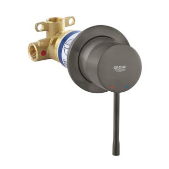 אינטרפוץ 3 דרך GROHE מסדרת New Essence רוזטה קטנה בגוון גרפיט מוברש