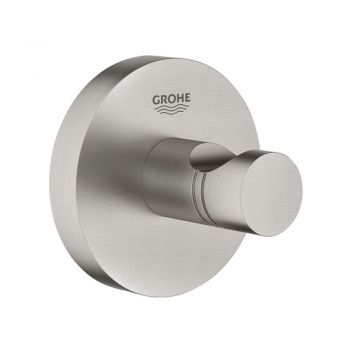 מתלה וו למגבת סדרת ESSENTIALS בגוון ניקל מוברש