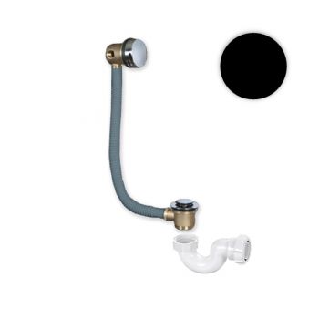 אביק דריכה לאמבטיה עם פיית מילוי בגוון שחור מבריק