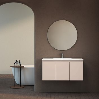 ארון אמבטיה תלוי מסדרת מידטאון 3 דלתות במידה 100/120