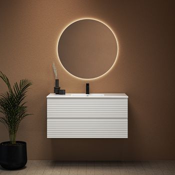 ארון אמבטיה תלוי סדרת קליפסו מחורץ