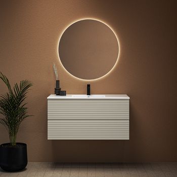 ארון אמבטיה תלוי סדרת קליפסו מחורץ