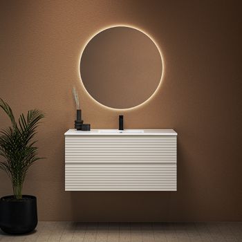 ארון אמבטיה תלוי סדרת קליפסו מחורץ