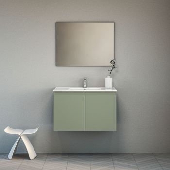 ארון אמבטיה תלוי מסדרת מידטאון 2 דלתות במידה 60/80