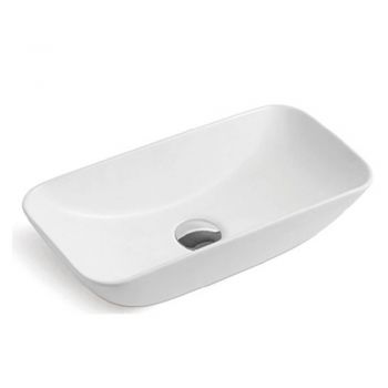 כיור רחצה שנהב 48/23.5/11.5 לבן מט