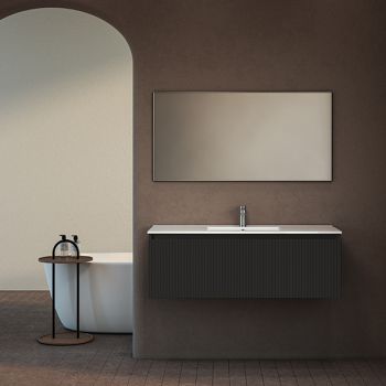 ארון אמבטיה תלוי סדרת כרמל מחורץ