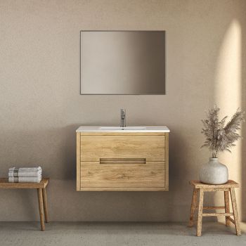 ארון אמבטיה תלוי מסדרת זוהר מידות 60/80