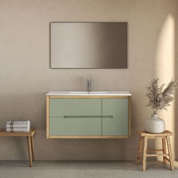 ארון אמבטיה תלוי מסדרת זוהר מידות 100/120