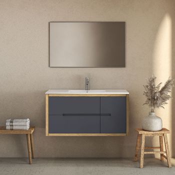 ארון אמבטיה תלוי מסדרת זוהר מידות 100/120