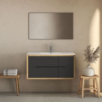 ארון אמבטיה תלוי מסדרת זוהר מידות 100/120