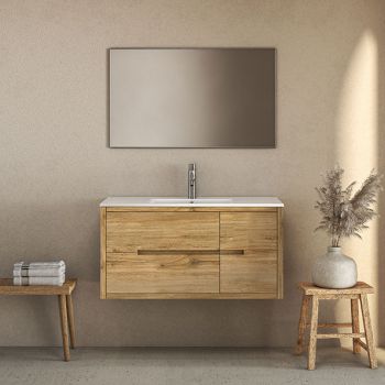 ארון אמבטיה תלוי מסדרת זוהר מידות 100/120