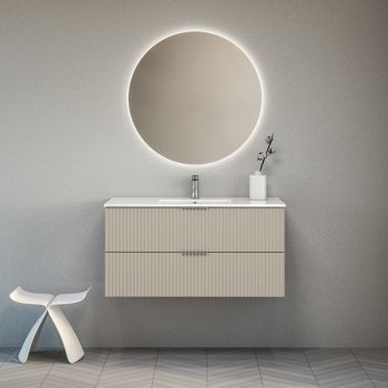 ארון אמבטיה תלוי סדרת סאן מחורץ