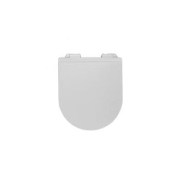 מושב אסלה דק מסדרת NOVO PURE טריקה שקטה בגוון לבן מט