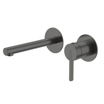 ברז קיר לכיור רחצה מסדרת LIR פיה ארוכה 16 סמ