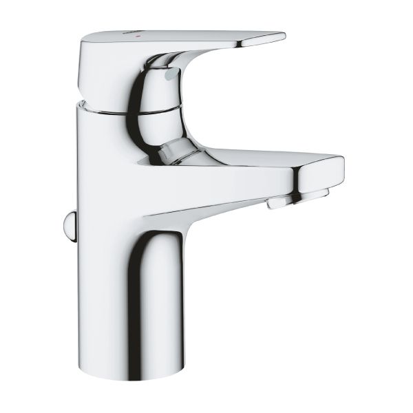 ברז פרח לכיור רחצה GROHE BauFlow כולל ונטיל בגוון כרום 23751000