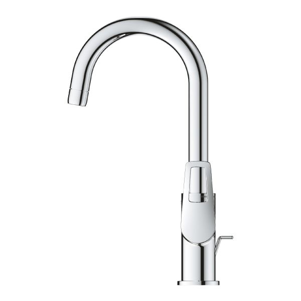 ברז פרח גבוה לכיור רחצה GROHE BauLoop בגוון כרום 23763001
