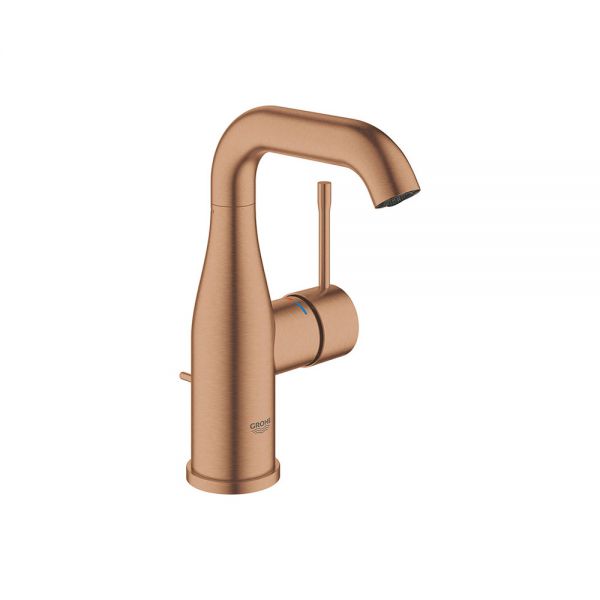 ברז פרח ברבור לכיור רחצה  ESSENCE גוון זהב אדום מוברש