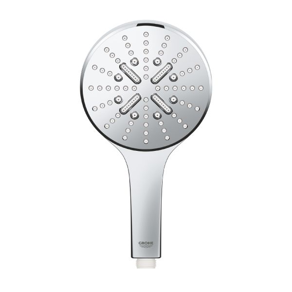 מזלף 3 מצבים עגול GROHE Rainshower SmartActive 130 בגוון כרום 26574000
