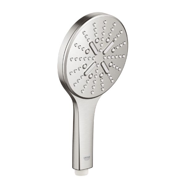 מזלף 3 מצבים GROHE Rainshower SmartActive 130 בגוון ניקל מוברש 26574DC0