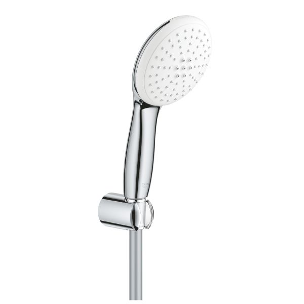 סט מזלף 2 מצבים GROHE Tempesta 110 כולל צינור ומאחז בגוון כרום