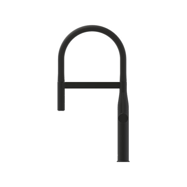 ברז ברבור גמיש למטבח 2 מצבים ESSENCE 30294000 גוון שחור מט