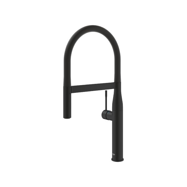 ברז ברבור גמיש למטבח 2 מצבים ESSENCE 30294000 גוון שחור מט