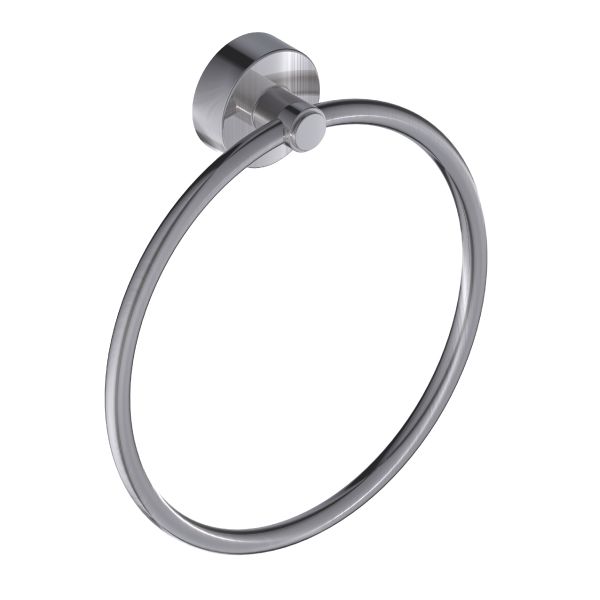 טבעת למגבת סדרת NOVO בגוון ניקל מוברש