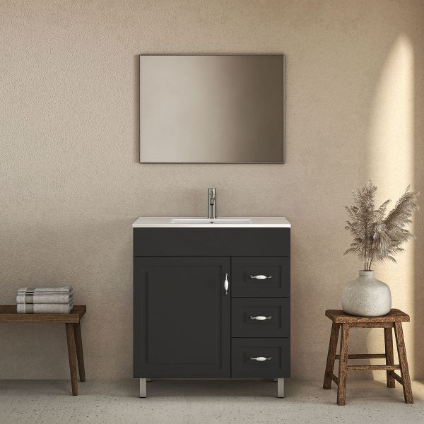 ארון אמבטיה עומד סדרת הנרי מידה 80