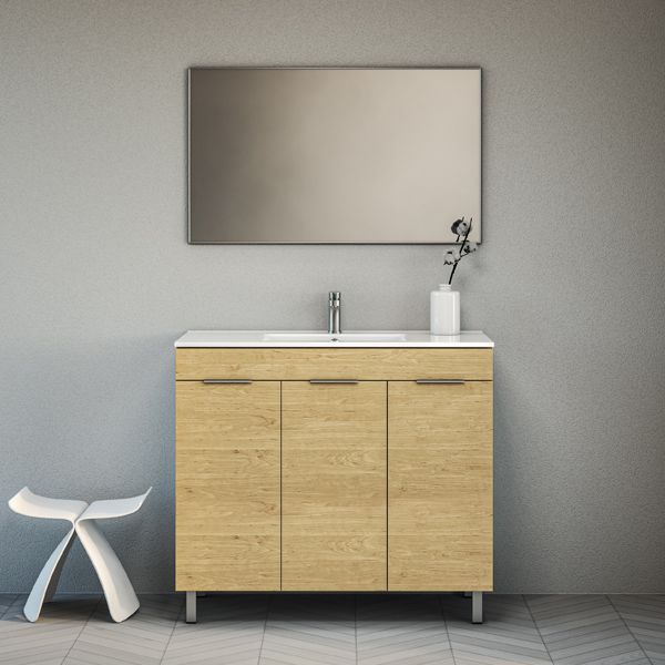 ארון אמבטיה עומד סדרת חצב 3 דלתות