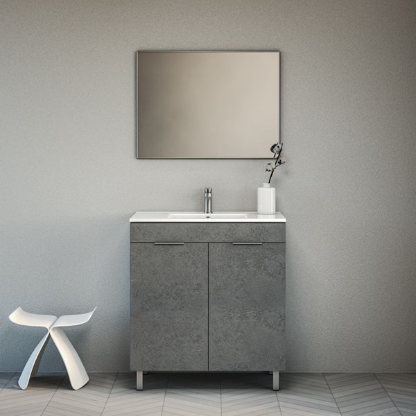 ארון אמבטיה עומד סדרת חצב 2 דלתות