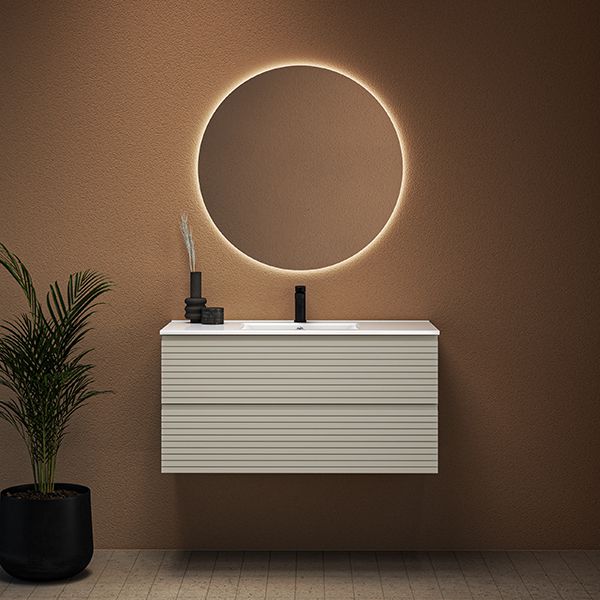 ארון אמבטיה תלוי סדרת קליפסו מחורץ