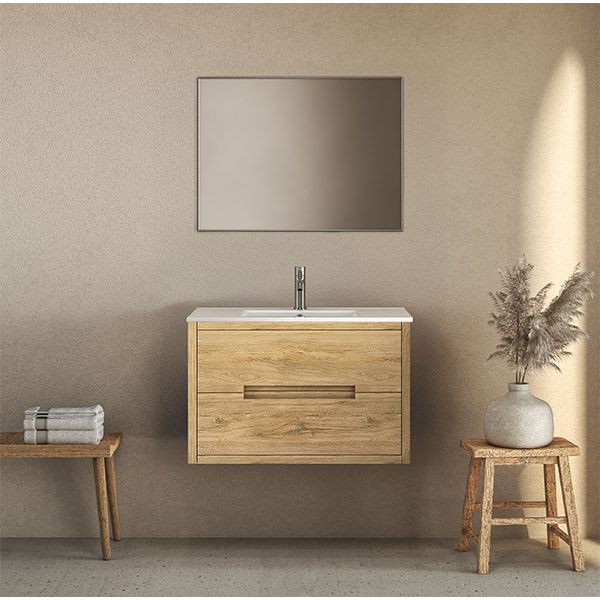 ארון אמבטיה תלוי מסדרת זוהר מידות 60/80