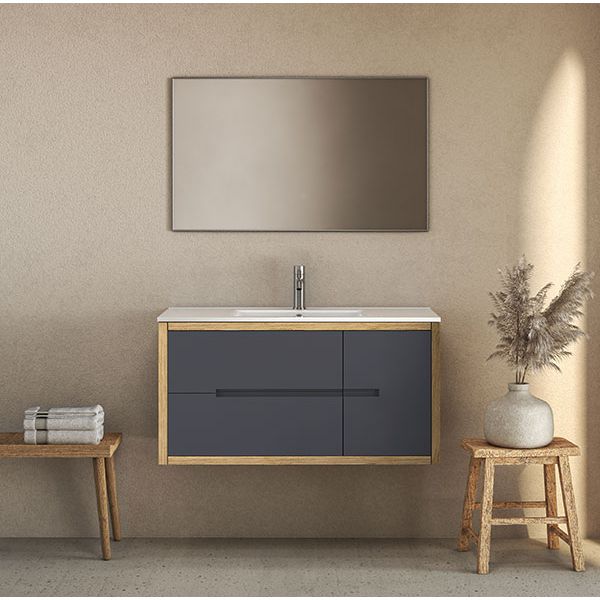 ארון אמבטיה תלוי מסדרת זוהר מידות 100/120