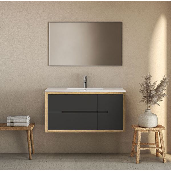 ארון אמבטיה תלוי מסדרת זוהר מידות 100/120