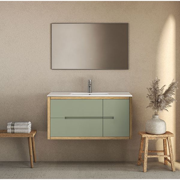 ארון אמבטיה תלוי מסדרת זוהר מידות 100/120