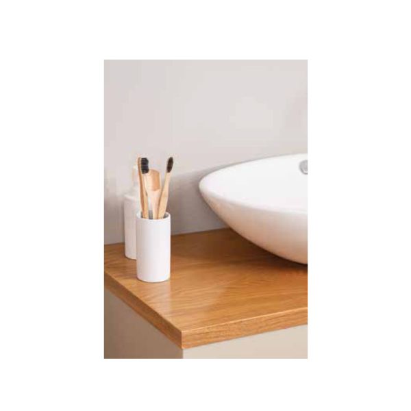 שדרוג המשטח מחרס לבוצר עץ פורניר מידה: 100/46 סמ