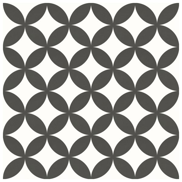 אריח פורצלן דקור מצויר מסדרת OMAMI FLOWER במידה 30/30  בגימור נגד החלקה