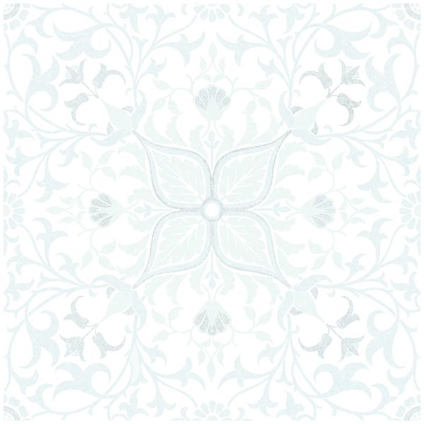 אריח פורצלן דקור מסדרת BLOOM WHISPER במידה 30 30 בגוון LIGHT GREY נגד החלקה