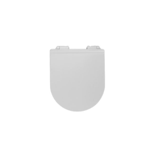 מושב אסלה דק מסדרת NOVO PURE טריקה שקטה בגוון לבן מט