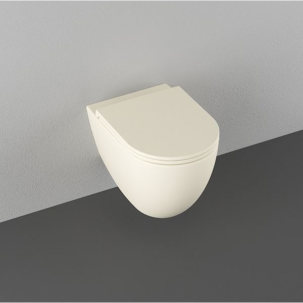 אסלה תלויה תעלה פתוחה מסדרת INFINITY גוון IVORY