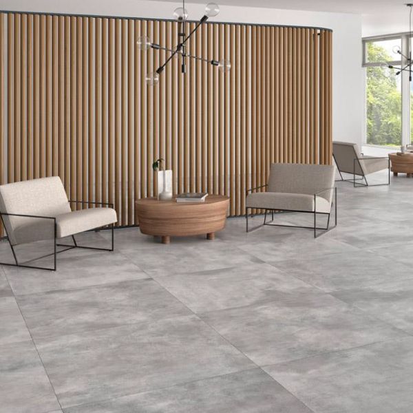 אריח פורצלן מסדרת ZERMATT במידה 60/60 בגוון GREY וגימור מט