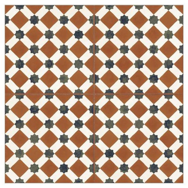 אריח פורצלן במראה מצוייר מסדרת HENLEY מידה 45/45 גימור נגד החלקהR10