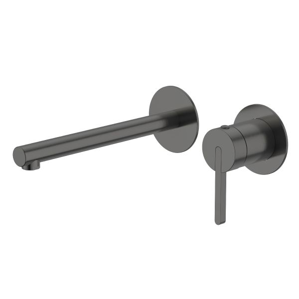 ברז קיר לכיור רחצה מסדרת LIR פיה ארוכה 20 סמ