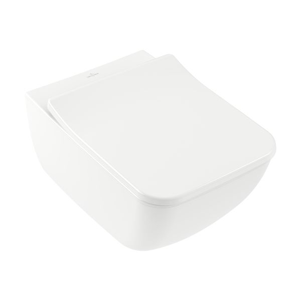 אסלה תלויה מסדרת VENTICELLO + מושב פנאומטי דק